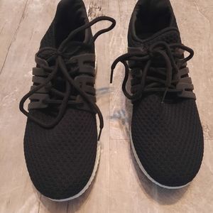 Women's Black with white bottoms Sneakers